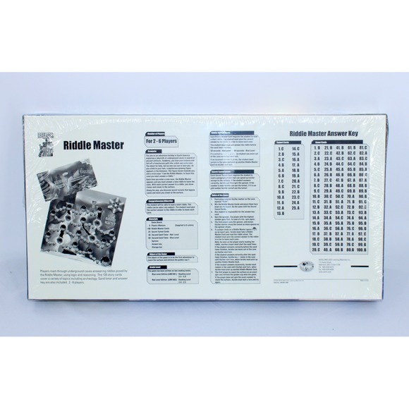 Learning Well Riddle Master Blue Level Edition Reading Comprehension Logic Board - Picture 3 of 4